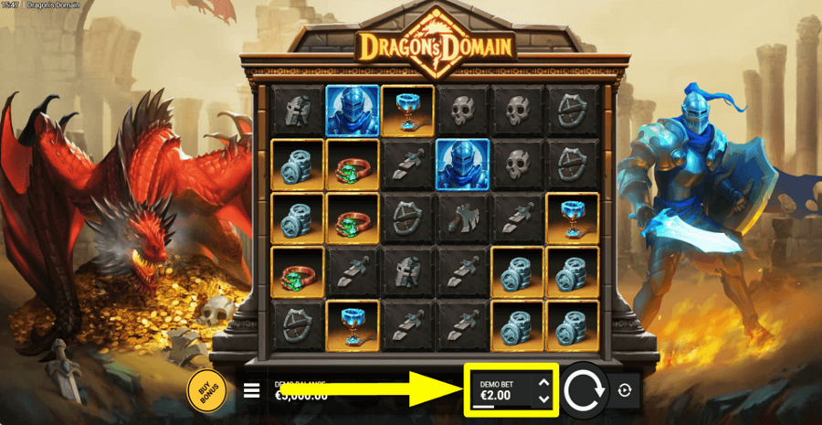 Dragons Domain Bet Value
