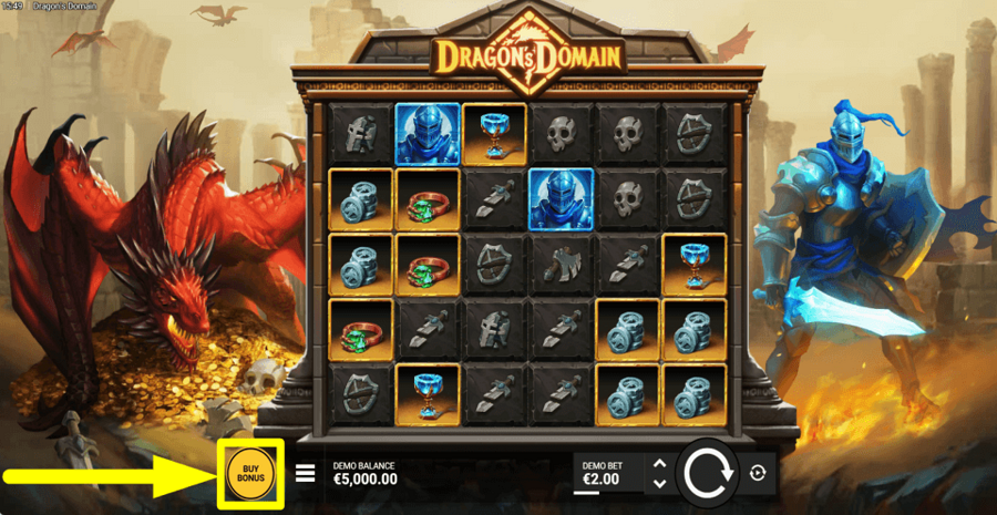 Dragons Domain Buy Feature