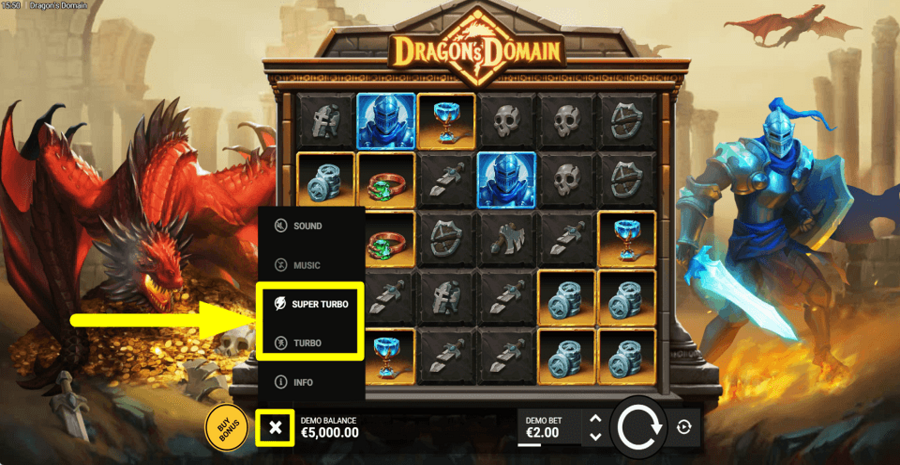 Dragons Domain Turbo Feature