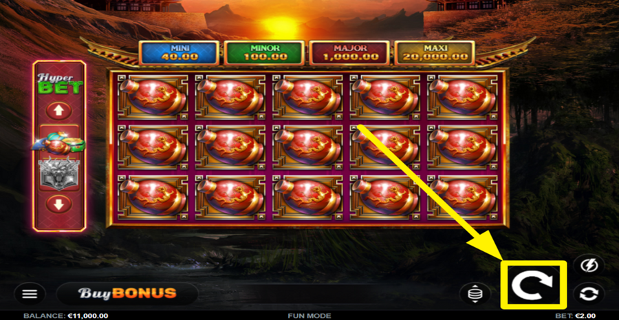 Dragons Glow Hold And Win Spin