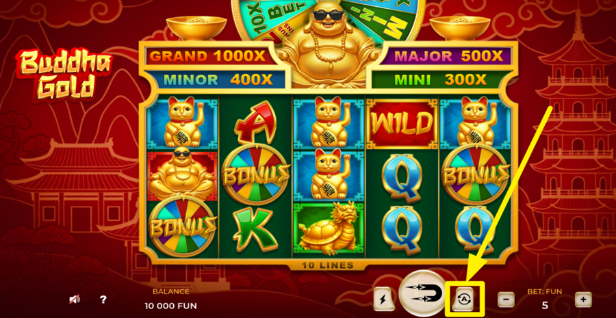 Dreamplay Buddha Gold Autoplay
