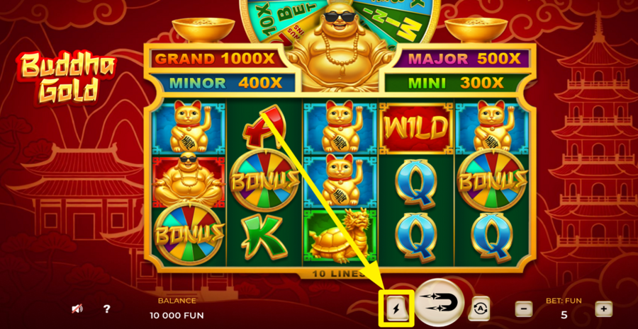 Dreamplay Buddha Gold Turbo