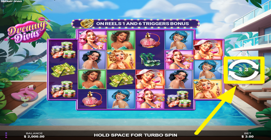 Dreamy Divas Spin Button