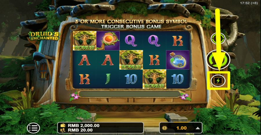 Druids Enchanted Turbo Feature