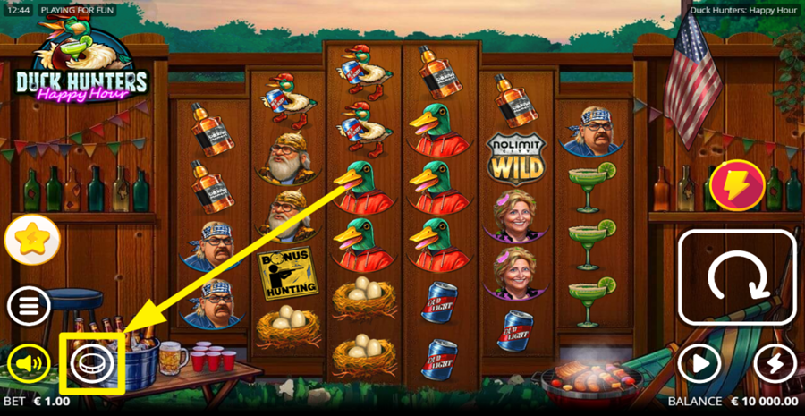 Duck Hunters Happy Hour Adjust Bet