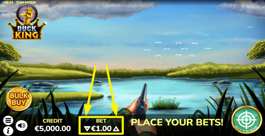 Duck King Adjust Bet