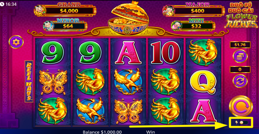 Duo Fu Duo Cai Flower Of Riches Turbo