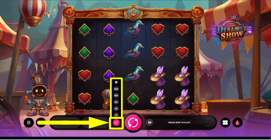 Dynamos Show Autoplay Feature