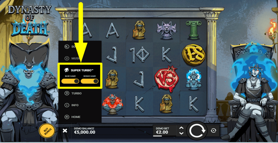 Dynasty Of Death Turbo Feature