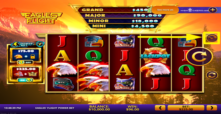Eagles Flight Power Bet Turbo