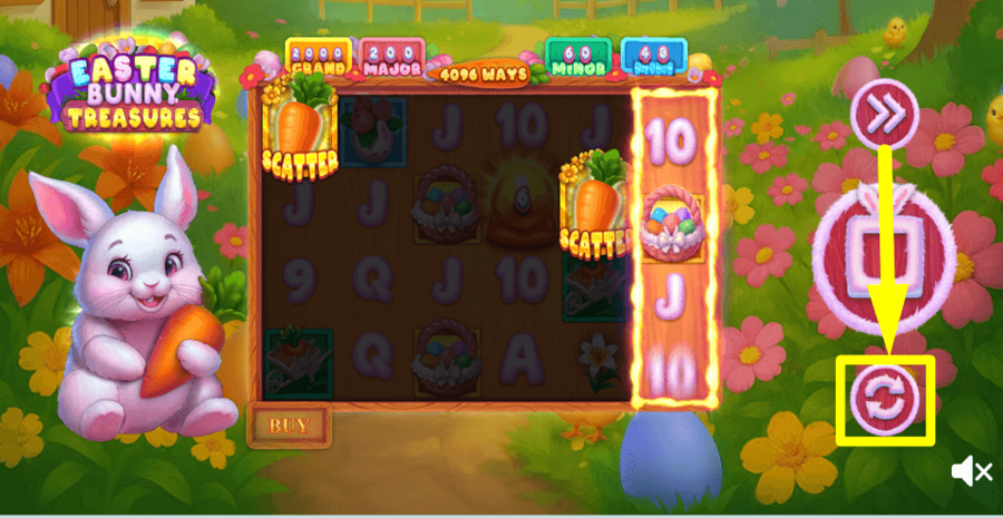 Easter Bunny Treasures Autoplay Feature