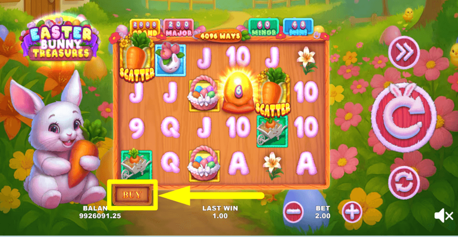 Easter Bunny Treasures Buy Feature