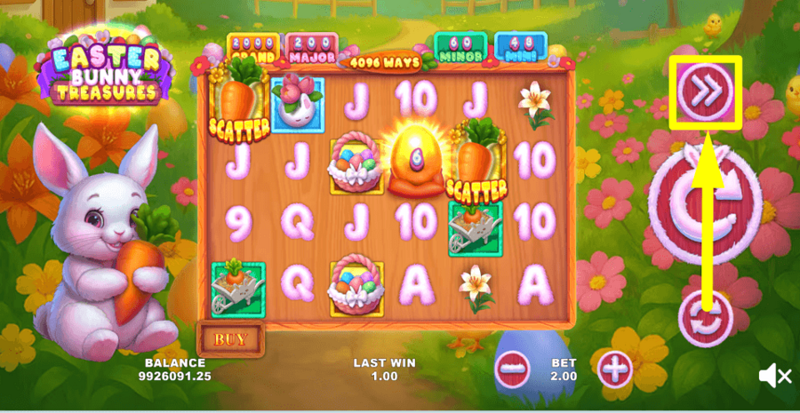 Easter Bunny Treasures Turbo Feature