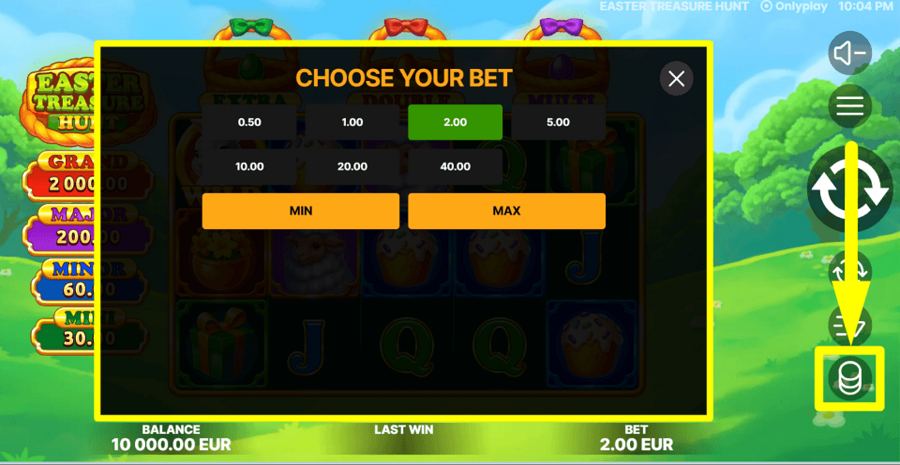 Easter Treasure Hunt Bet Value