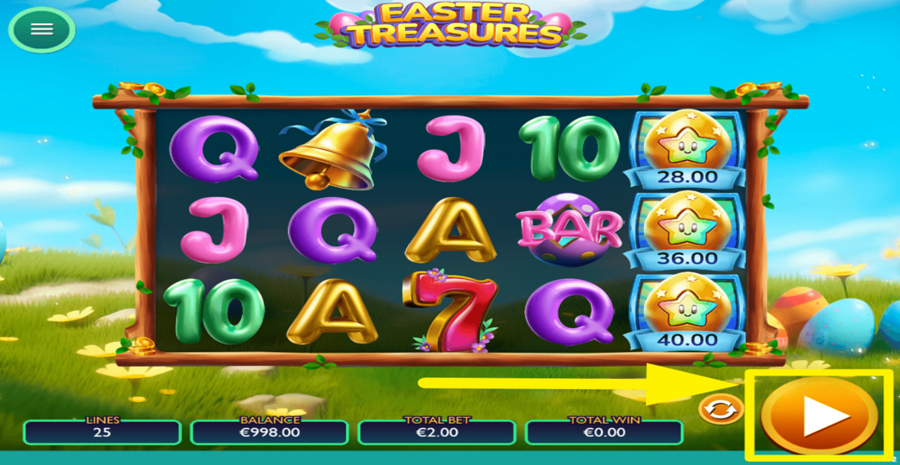 Easter Treasures Spin Button
