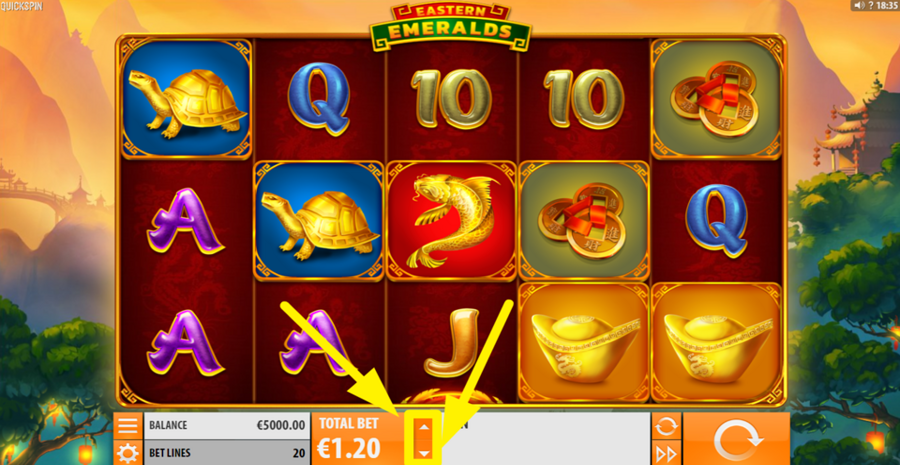 Eastern Emeralds Adjust Bet