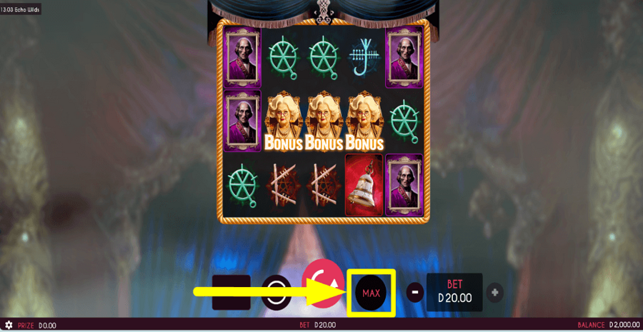 Echo Wilds Max Button