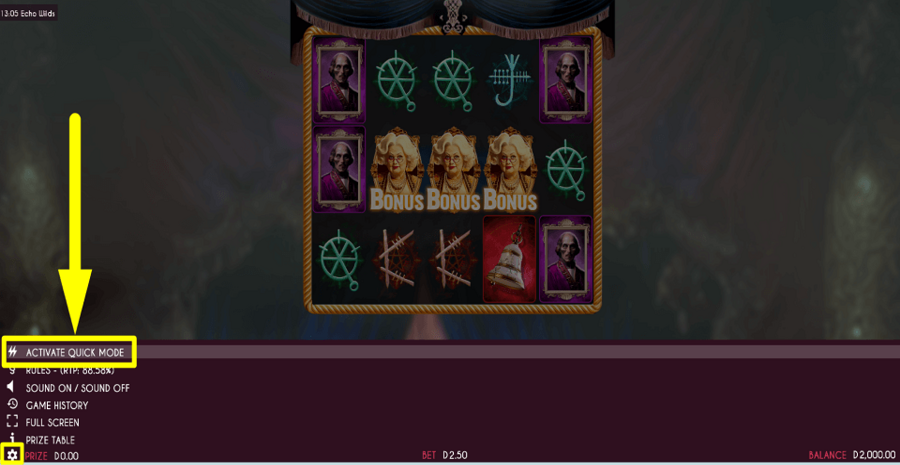 Echo Wilds Turbo Feature