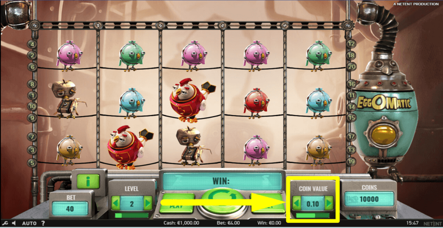 Eggomatic Coin Value