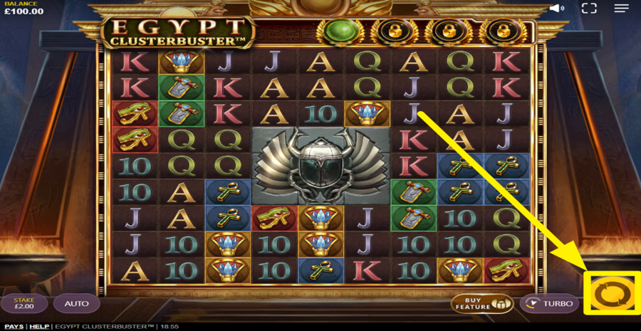 Egypt Clusterbuster Spin