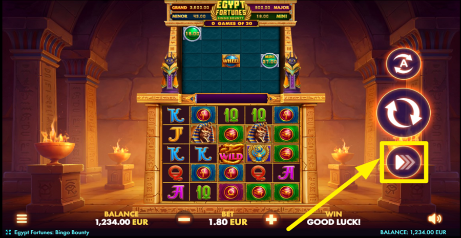 Egypt Fortunes Bingo Bounty Turbo