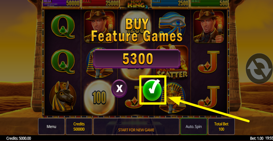 Egypt King 2 Buy Bonus