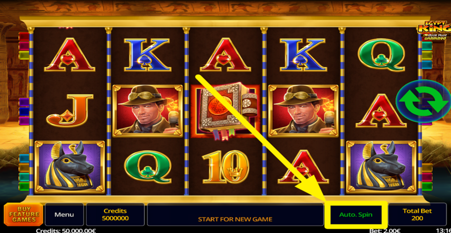 Egypt King Book Hunt Unlimited Autoplay