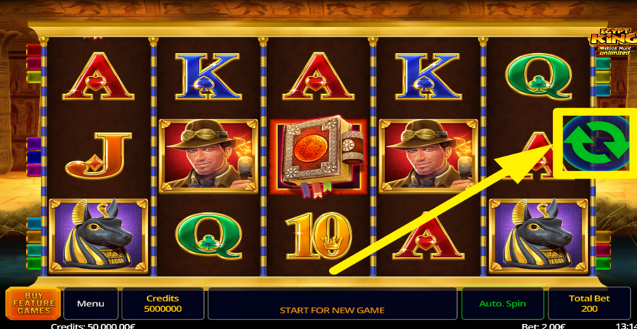 Egypt King Book Hunt Unlimited Spin