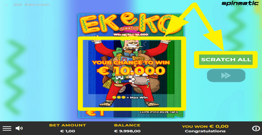 Ekeko Scratch Scratch Cards