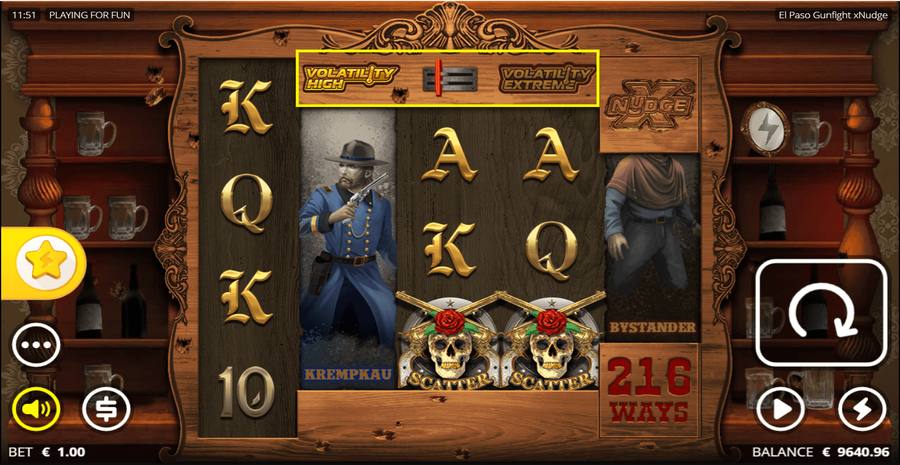 El Paso Gunfight Volatility Level