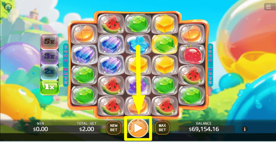 Elastic Jelly Play Button