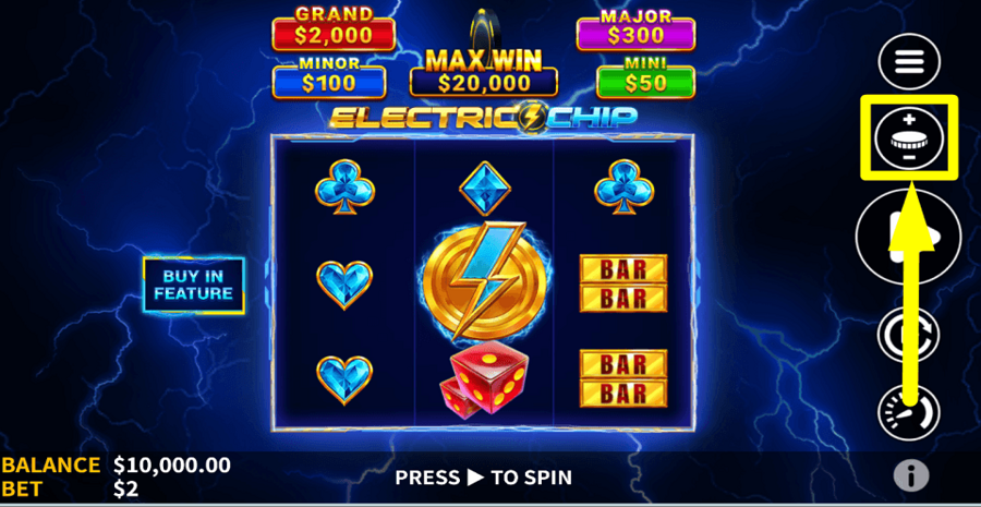 Electric Chip Bet Value