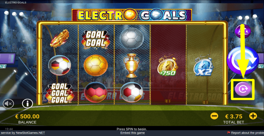 Electro Goals Autoplay Feature