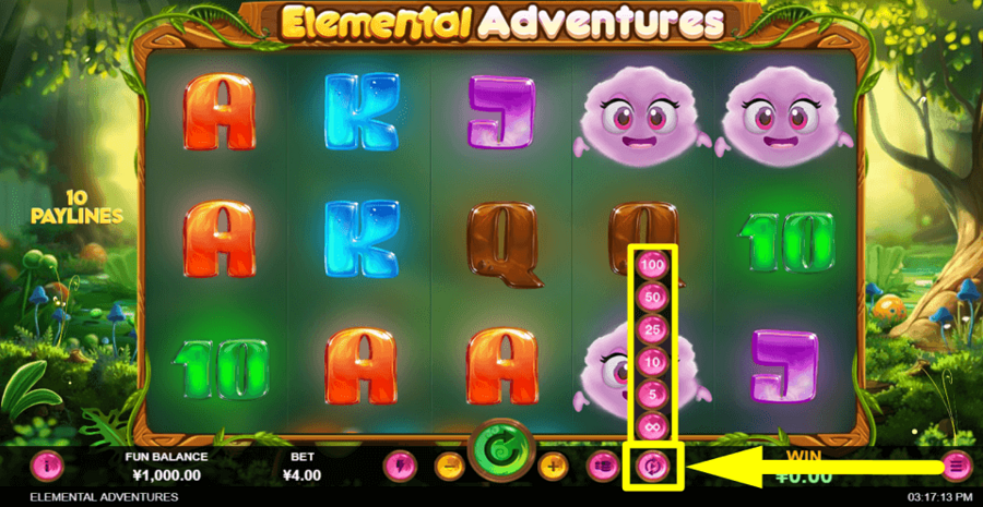 Elemental Adventures Autoplay Feature