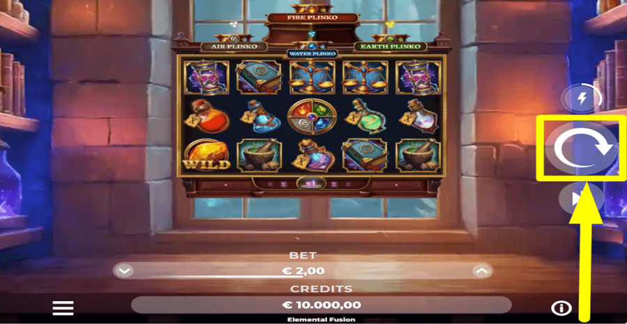 Elemental Fusion Spin Button