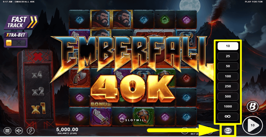 Emberfall 40k Autoplay Feature