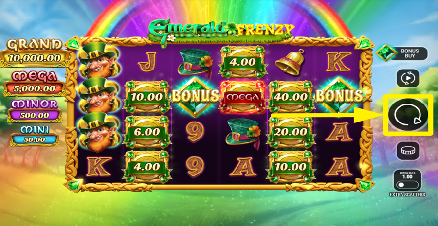 Emerald Frenzy Spin