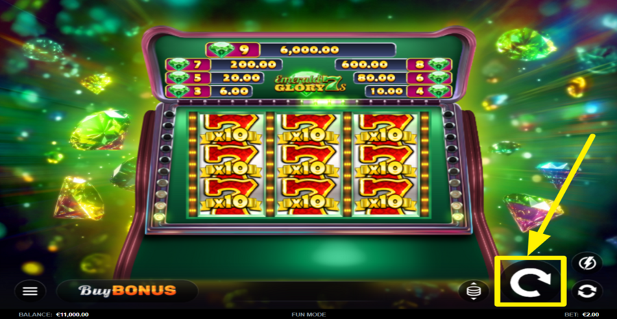 Emerald Glory 7s Spin