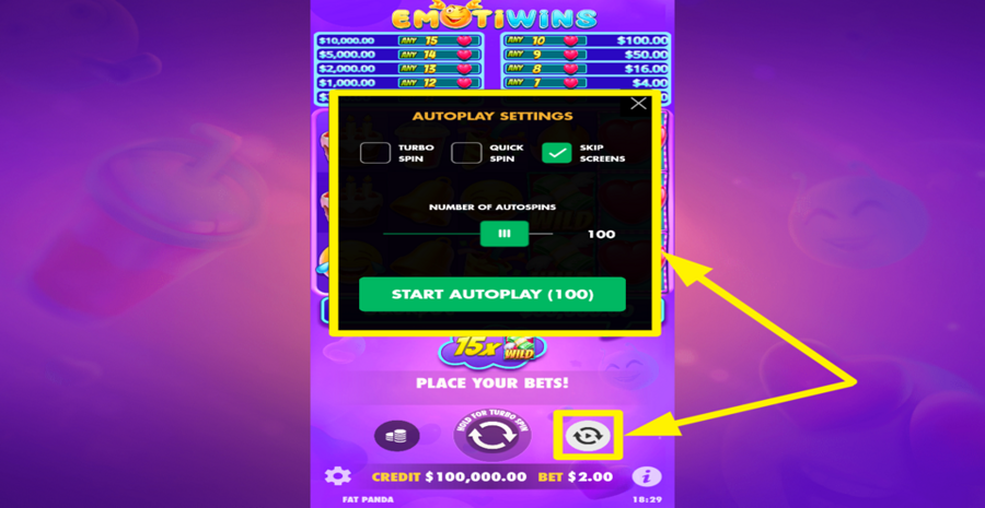 Emotiwins Autoplay