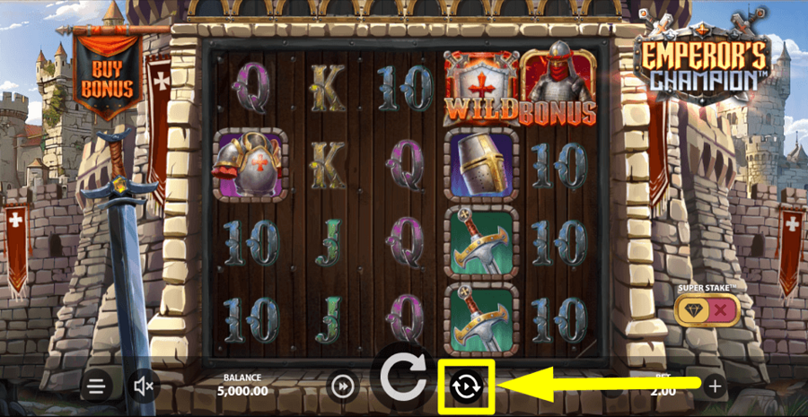 Emperors Champion Autoplay Feature