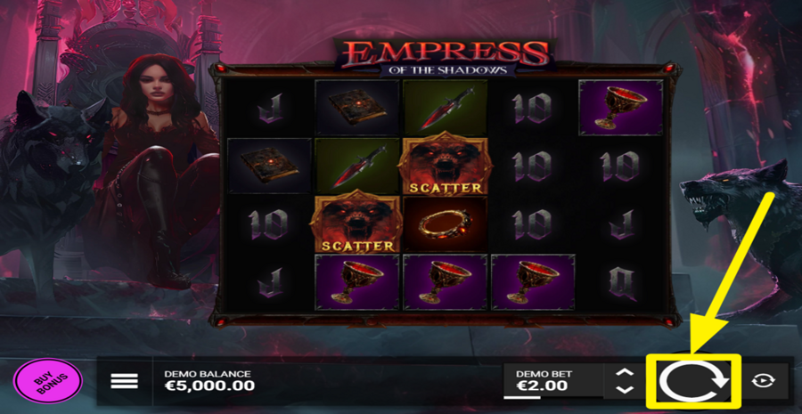 Empress Of The Shadows Spin