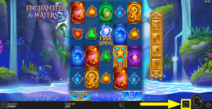 Enchanted Waters Autoplay Feature