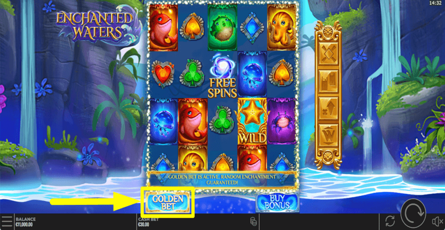 Enchanted Waters Golden Bet Feature