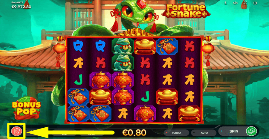 Endorphina Fortune Snake Gamble Feature