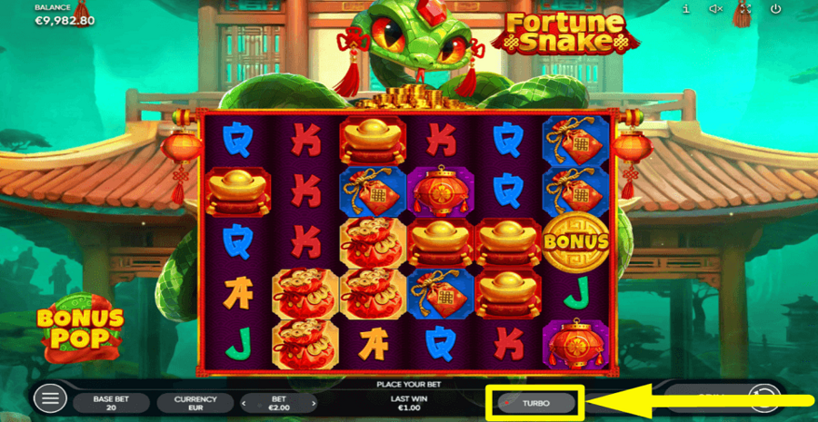 Endorphina Fortune Snake Turbo Feature