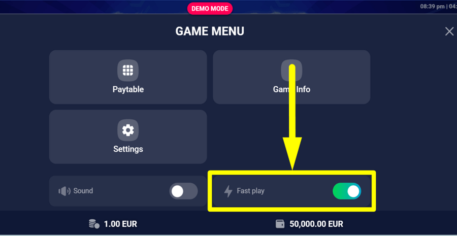 Energy True Blitz Turbo Feature
