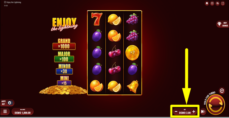 Enjoy The Lightning Bet Value