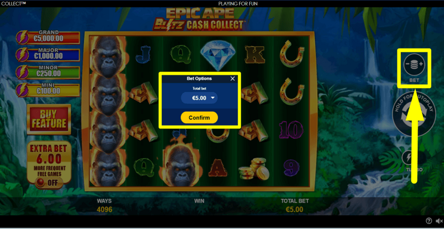 Epic Ape Blitz Cash Bet Value
