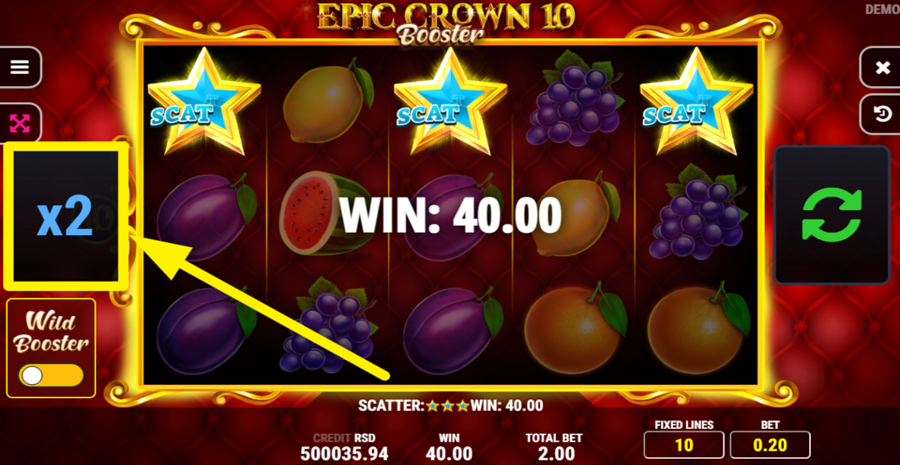 Epic Crown 10 Booster Gamble