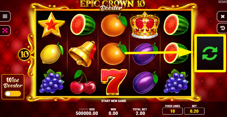 Epic Crown 10 Booster Spin